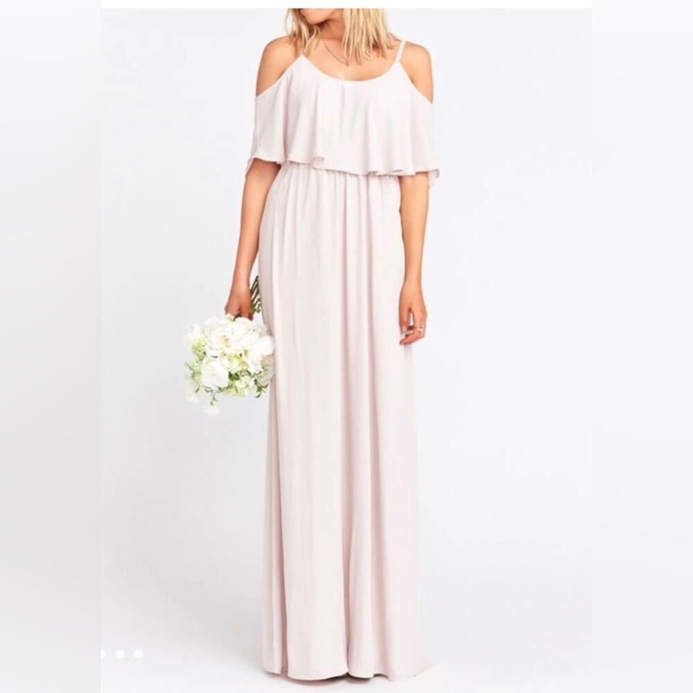Show Me Your Mumu Caitlin maxi gown show me the ring crisp small NWOT